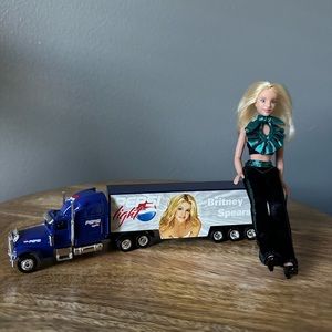 Britney Spears doll and Pepsi Truck